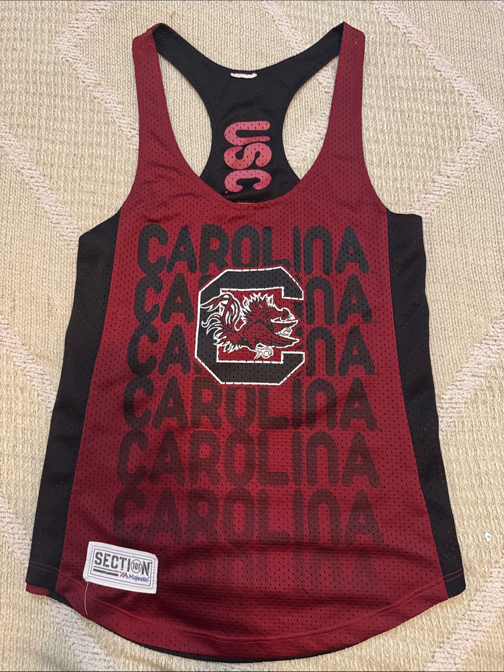USC Gamecocks Maroon Racerback Tank Top